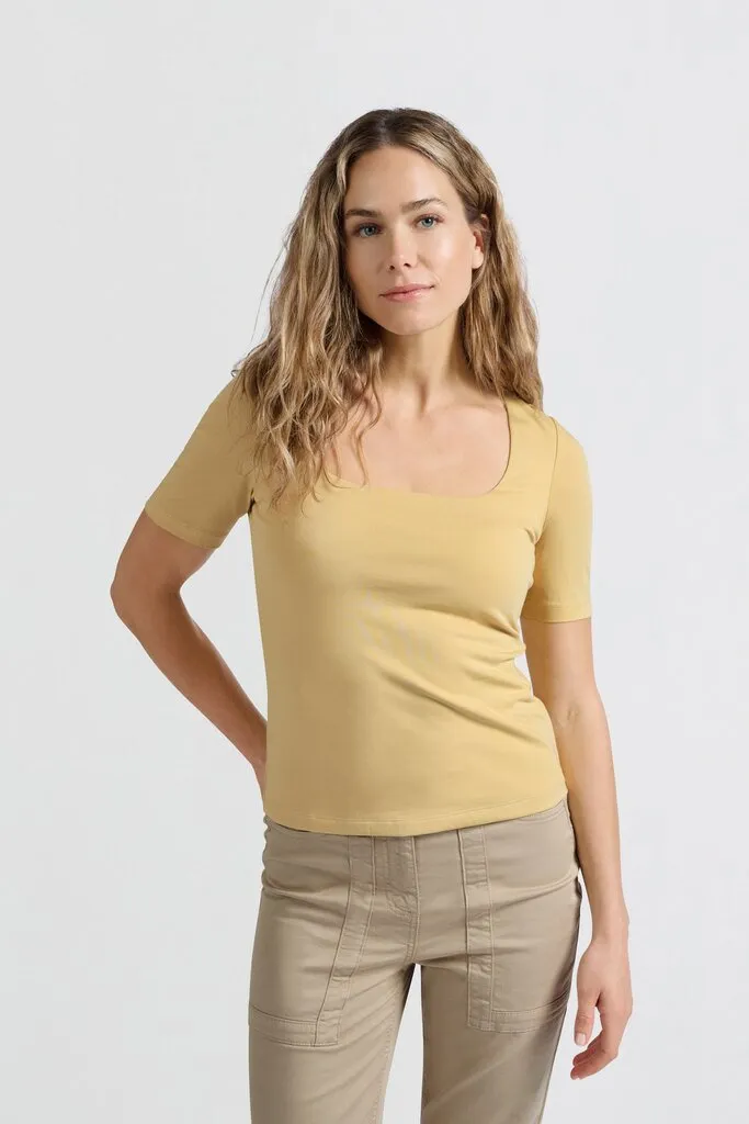 YAYA - Top Double Layer Moonstone Yellow
