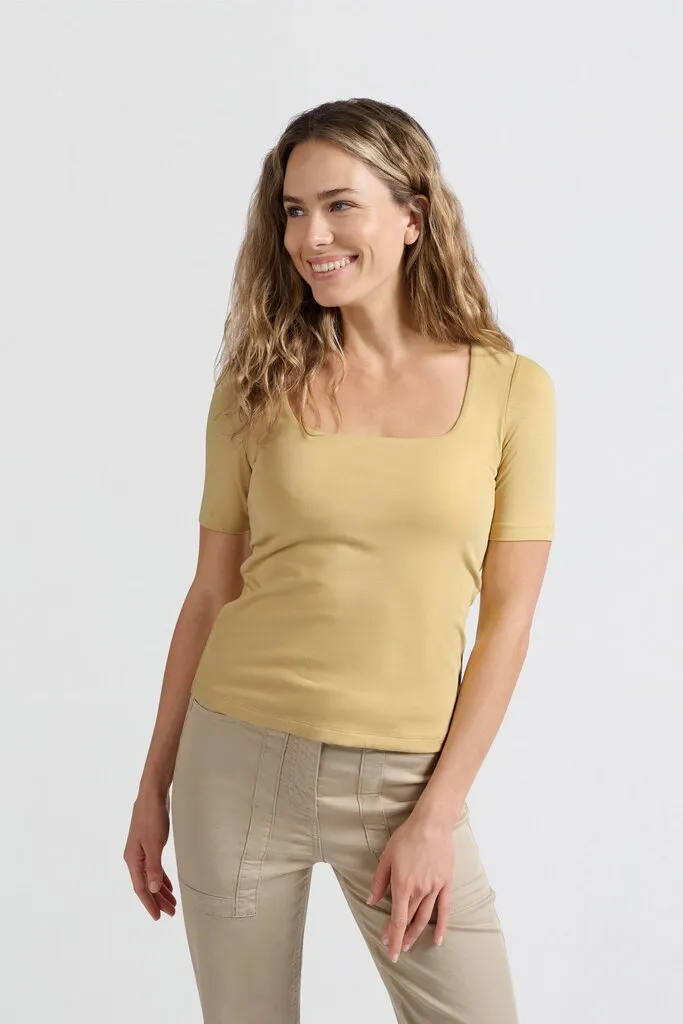 YAYA - Top Double Layer Moonstone Yellow