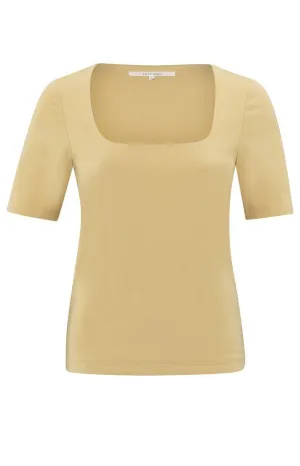 YAYA - Top Double Layer Moonstone Yellow